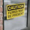Signmission Fumes May Be Present Caution Sign, Vinyl Decal, 10in W x 7in L, 2PK OS-2PACK-CS-D-710-L-19173 - alternate 5